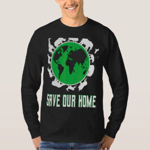 T-shirt Sauvez notre Jour des terres domestique Planète En