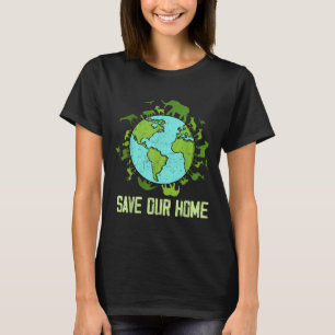 T-shirt Sauvez notre maison Animaux Conservation de la fau
