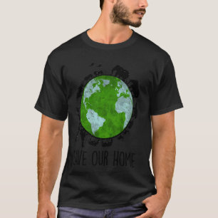 T-shirt Sauvez notre maison Animaux Jour des terres Planèt