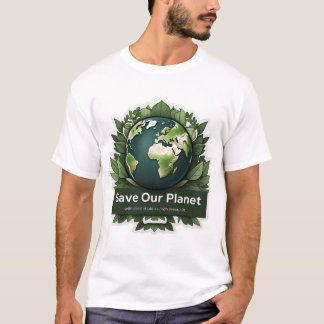 T-shirt Sauvez notre planète - Des Éco-Conviviaux inspirés