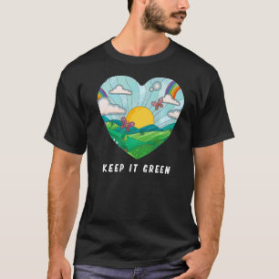 T-shirt Sauvez notre planète Gardez-le Jour des terres ver