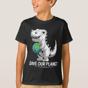 T-shirt Sauvez notre planète Jour des terres Trex Environn