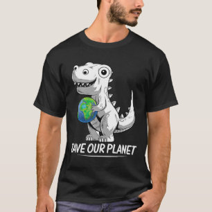 T-shirt Sauvez notre planète Jour des terres Trex Environn