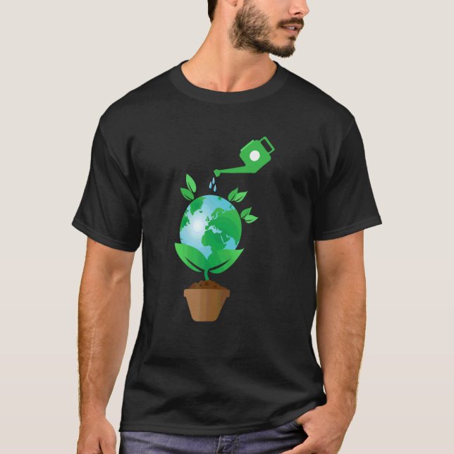 T-shirt Sauvez notre planète Réchauffement climatique Chan (Devant)