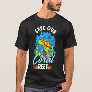 T-shirt Sauvez Notre Récif Corallien Drôle Biologie Marine