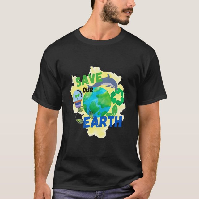 T-shirt Sauvez notre Terre (Devant)