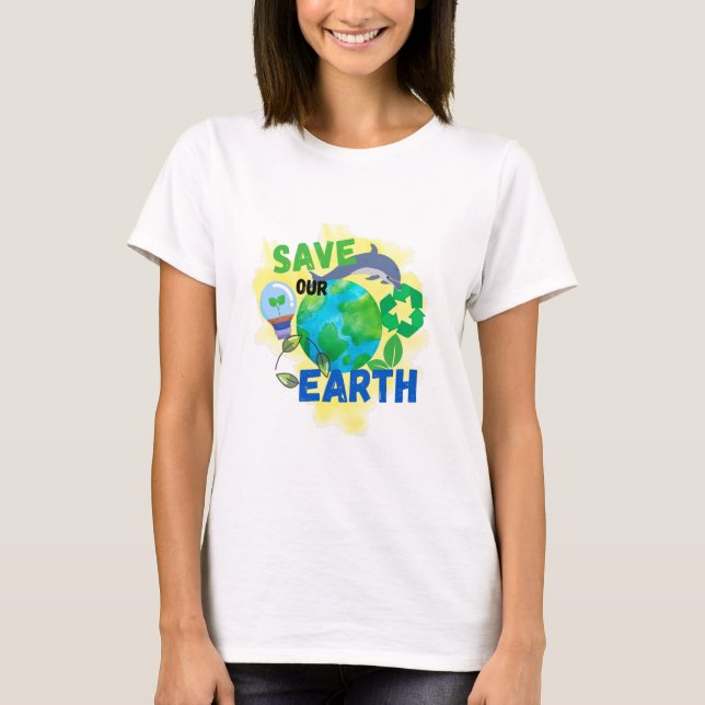T-shirt Sauvez notre Terre (Devant)
