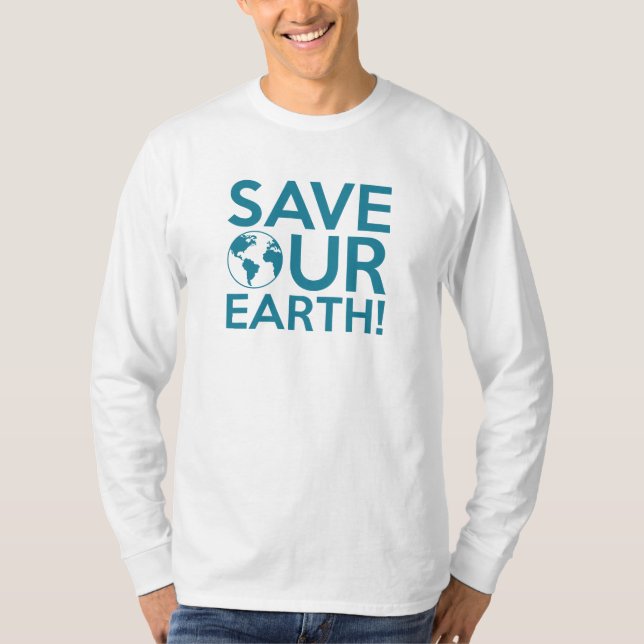 T-shirt Sauvez notre Terre (Devant)