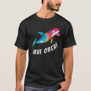 T-shirt Sauvez Orcas Tueur Baleine Orca Lover Beach Ocean