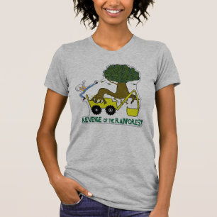 T-shirt Sauvez Rainforest Plantes Arbres Jour des terres E