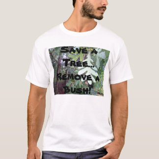T-shirt Sauvez un arbre