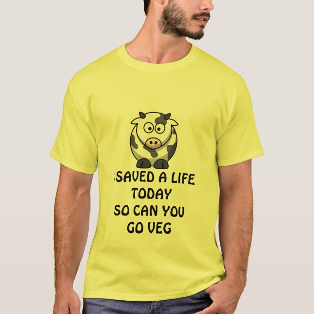 T-SHIRT SAUVEZ UN TEE - SHIRT DE LA VIE (Devant)