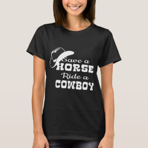 T-shirt SAUVEZ un TOUR de CHEVAL les dames F adapté par