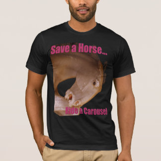 T-shirt Sauvez un tour de cheval un carrousel