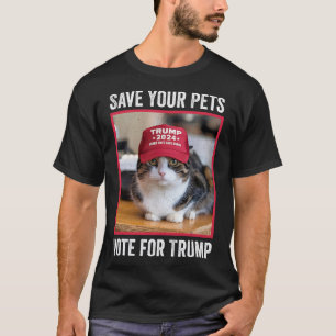 T-shirt Sauvez Vos Animaux Votez Trump Élection Américaine
