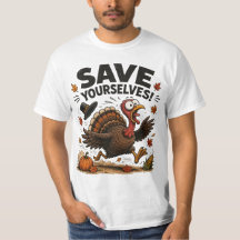 Sauvez-Vous! Dinde drôle de Thanksgiving