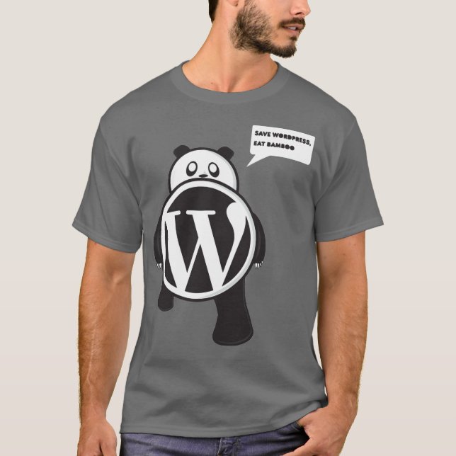 T-shirt Sauvez Wordpress ! (Devant)