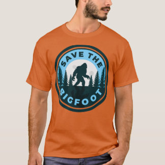 T-shirt Sauvons les pieds d'épaule protéger Sasquatch Yeti
