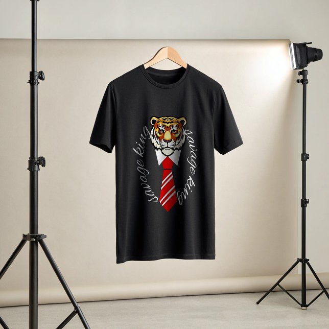 T-Shirt Savage King Alpha Male | Power Boss  (Créateur téléchargé)