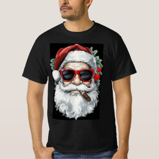 T-shirt Savage Père Noël customisé T Chemise