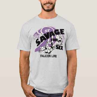 T-Shirt Savage pour Six