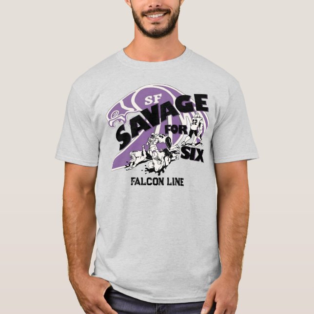 T-Shirt Savage pour Six (Devant)