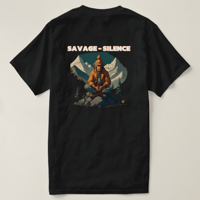 T-shirt Savage Silence (Design dos)