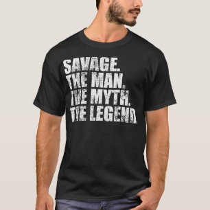 T-shirt SavageSavage Nom de famille Savage Nom de famille