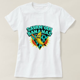 T-shirt Savannah Bananas – Tee-shirt de baseball amusant e