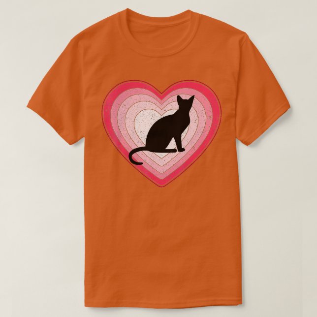 T-shirt Savannah Chat Coeur Saint Valentin Amateurs Kitten (Design devant)