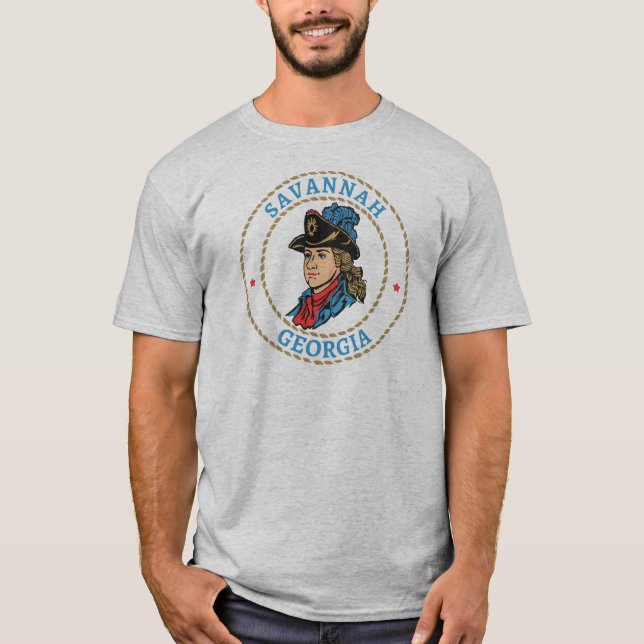 T-shirt Savannah Georgia Colonial (Devant)