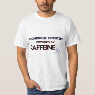 T-shirt Savant en biomédecine actionné par la caféine