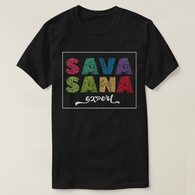 T-shirt Savasana Expert (Design devant)