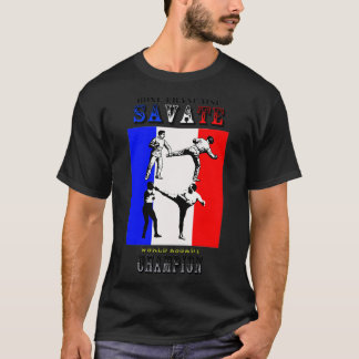 T-shirt Savate Boxe Francaise Français Kickboxing Assaut W