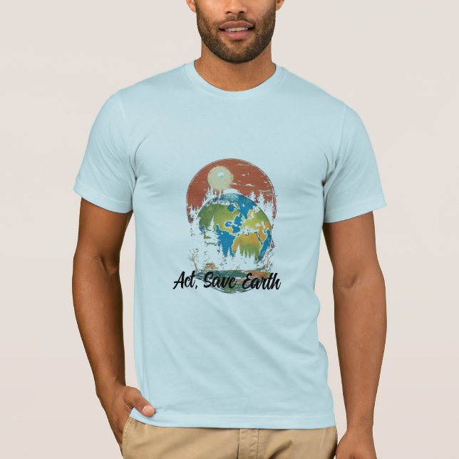 T-shirt Save Earth (Devant)