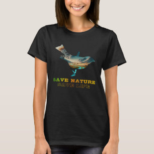 T-shirt Save Nature Jour des terres Mission Protection de