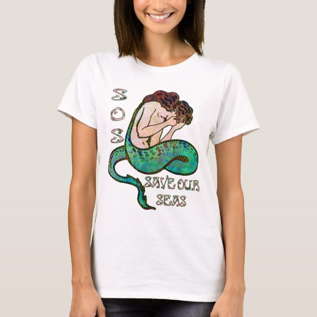 T-shirt Save Our Seas Shirt (Devant)