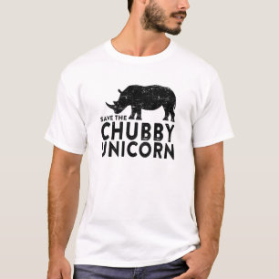 T-shirt Save the Chubby Unicorn