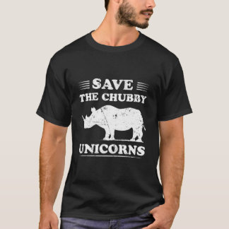 T-shirt Save The Chubby Unicorns