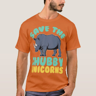 T-shirt Save The Chubby Unicorns