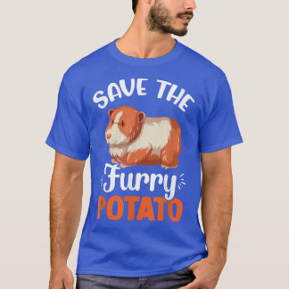 T-shirt Save The Furry Potato Guinea Pig Animal