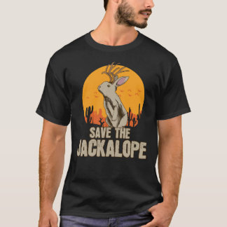 T-shirt Save The Jackalope Mythical Mystical Creature Clas