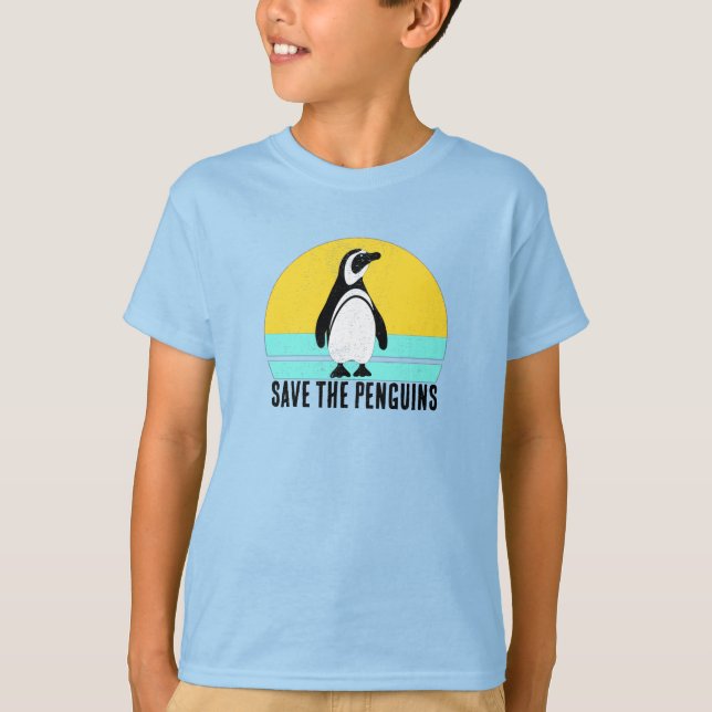 T-shirt Save The Penguins (Devant)