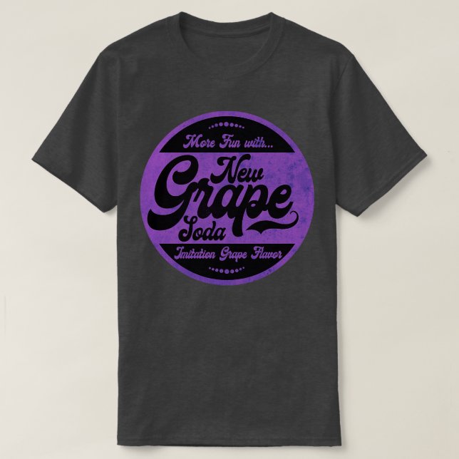 T-shirt Saveur de raisin pourpre Soda (Design devant)