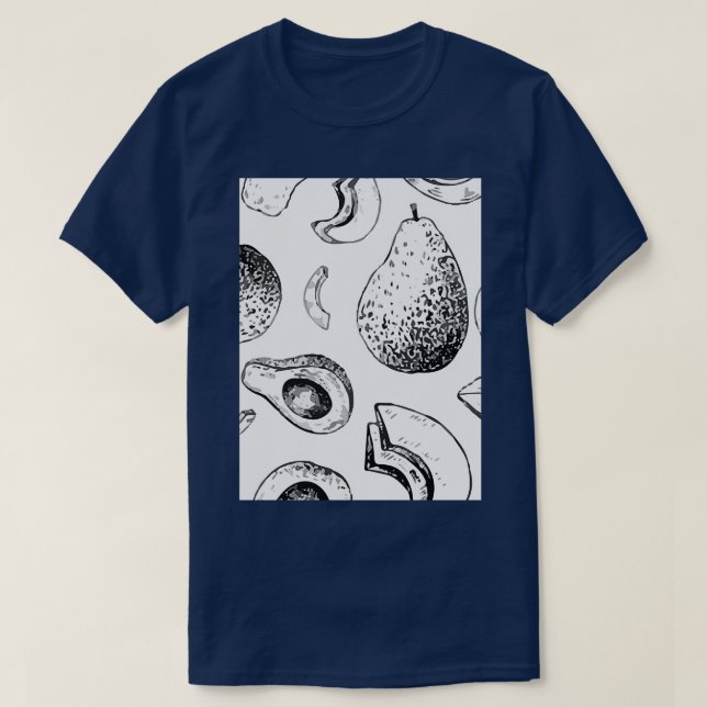 T-shirt Saveur exotique tropicale Avocado (Design devant)