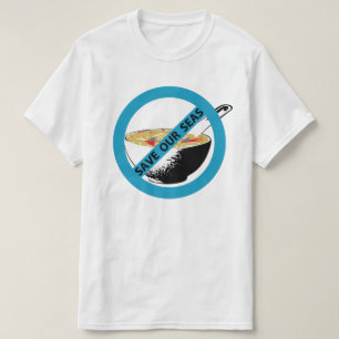 T-shirt SAVEZ NOTRE MER interdire la soupe d'ailerons de r
