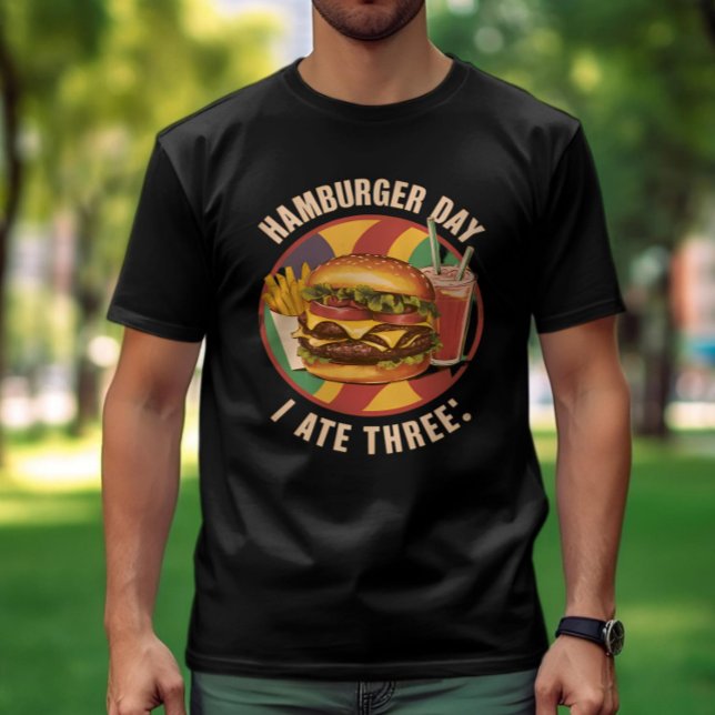 T-shirt Savoureux : Burger, Fries & Boissons (Créateur téléchargé)