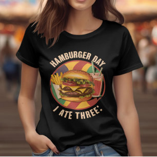 T-shirt Savoureux : Burger, Fries & Boissons