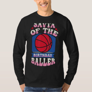 T-shirt Savta De L'Anniversaire Baller Basketball Thème An