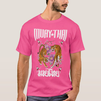 T-shirt Sawadee Thai Traditionnel Sak Yant Thai Tigre Jume